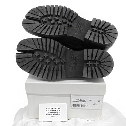 Maison margiela メゾンマルジェラ 美品 TABI COUNTY LACE-UP タビ レースアップ シューズ メンズ ブラック 41 S57WQ0188 シューズ