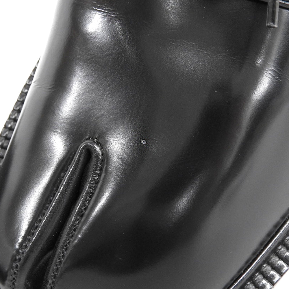 Maison margiela メゾンマルジェラ 美品 TABI COUNTY LACE-UP タビ レースアップ シューズ メンズ ブラック 41 S57WQ0188 シューズ