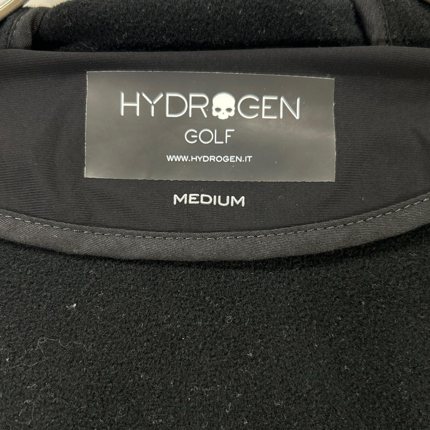 HYDROGEN ハイドロゲン ブラック 裏起毛フーデッドナイロンジャケット ジャケット