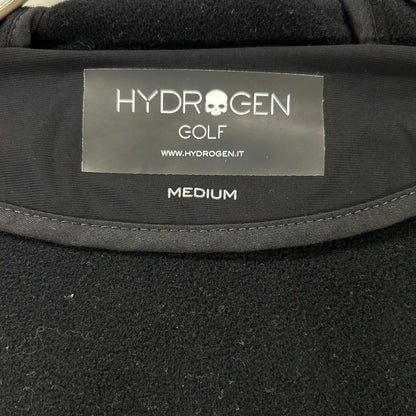 HYDROGEN ハイドロゲン ブラック 裏起毛フーデッドナイロンジャケット ジャケット
