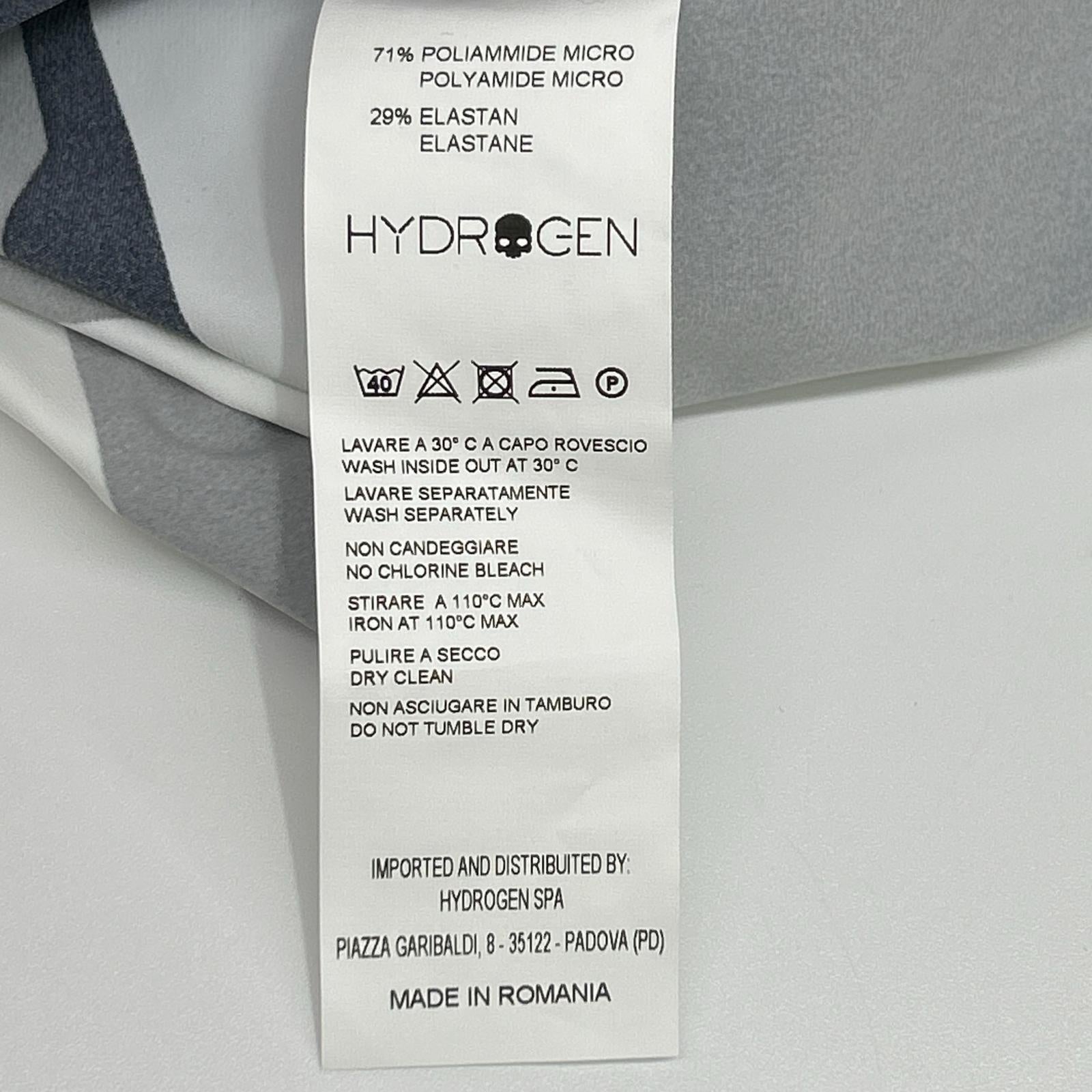 HYDROGEN ハイドロゲン マルチカラー 幾何学模様ストレッチナイロンジップアップジャケット ジャケット