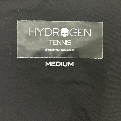 HYDROGEN ハイドロゲン 【TENNIS】ブラック ストレッチナイロンジップアップジャケット ジャケット