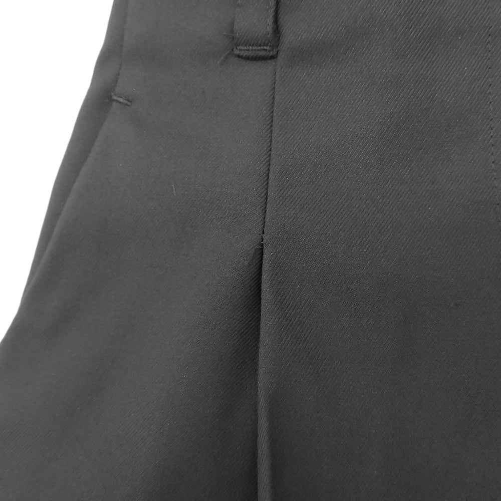 Nala Excellent Condition Rayon-Blend High-Waist Tapered Pleated Pants Bottoms Women's Black Black S 24AW-LP1 Bottoms