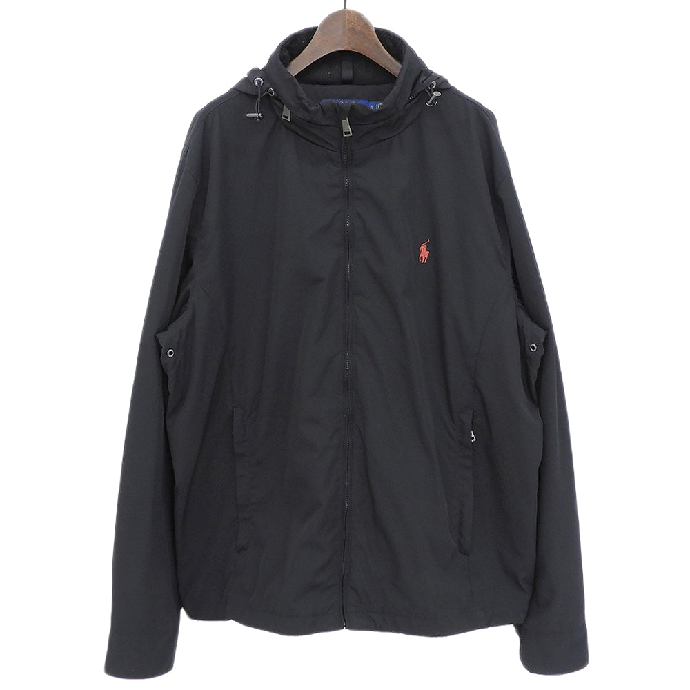 POLObyRalphLauren ポロラルフローレン フード付き ジップアップ 中綿ジャケット メンズ ブラック L ジャケット