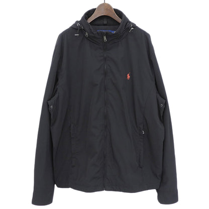 POLObyRalphLauren ポロラルフローレン フード付き ジップアップ 中綿ジャケット メンズ ブラック L ジャケット