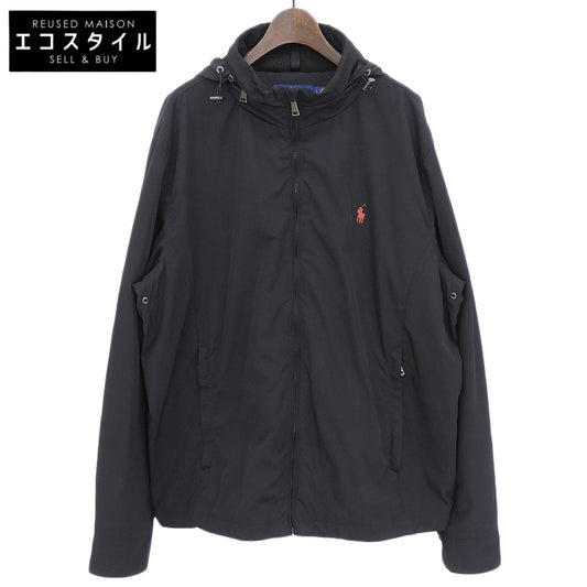 POLObyRalphLauren ポロラルフローレン フード付き ジップアップ 中綿ジャケット メンズ ブラック L ジャケット