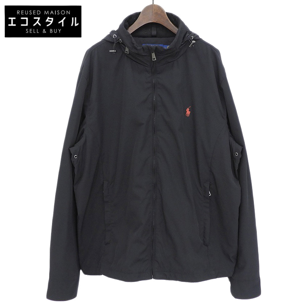 POLObyRalphLauren ポロラルフローレン フード付き ジップアップ 中綿ジャケット メンズ ブラック L ジャケット