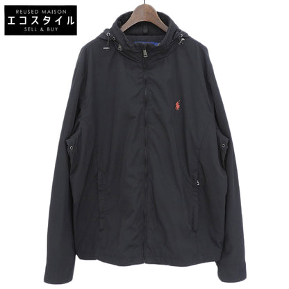 POLObyRalphLauren ポロラルフローレン フード付き ジップアップ 中綿ジャケット メンズ ブラック L ジャケット