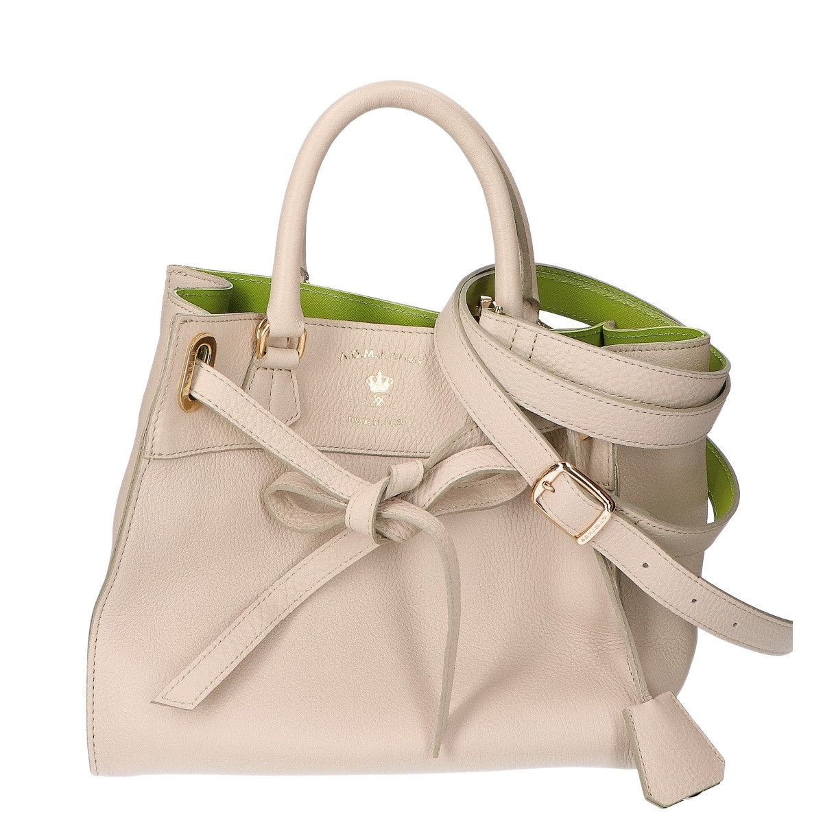 A.D.M.J. Accessoires De Mademoiselle ADMJ 【新品同様】コンクルージョンリボン 2WAYショルダー ハンドバッグ