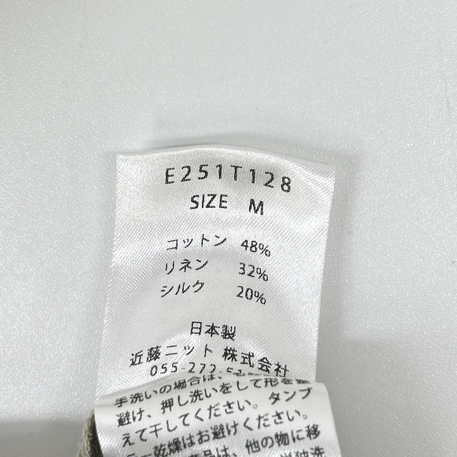 evam eva エヴァムエヴァ 【25年製】E251T128 リネン/シルク混 ワンピース