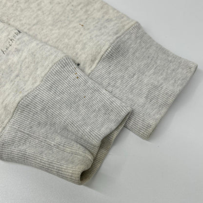 GLADHAND グラッドハンド ベージュ 巻葉 ヴィンテージフィニッシュ加工 ハンドペイント GLADDEN スウェット トップス