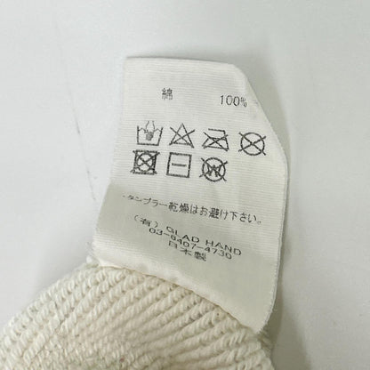 GLADHAND グラッドハンド ベージュ ネズミ ヴィンテージフィニッシュ加工 ハンドペイント GLADDEN スウェット トップス