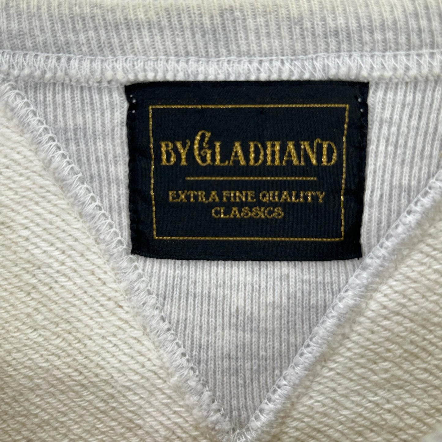 GLADHAND グラッドハンド BYGH-16-AW-14 ベージュ ヴィンテージフィニッシュ加工 ハンドペイント GLADDEN スウェット トップス
