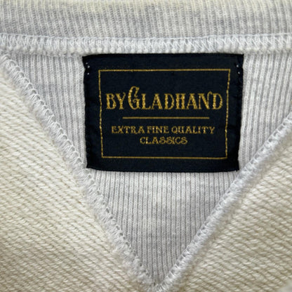 GLADHAND グラッドハンド BYGH-16-AW-14 ベージュ ヴィンテージフィニッシュ加工 ハンドペイント GLADDEN スウェット トップス