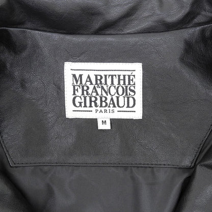 MARITHE FRANCOIS GIRBAUD マリテフランソワジルボー 新品同様 レザージャケット レディース 黒 ブラック M MFG46SJK203 ジャケット