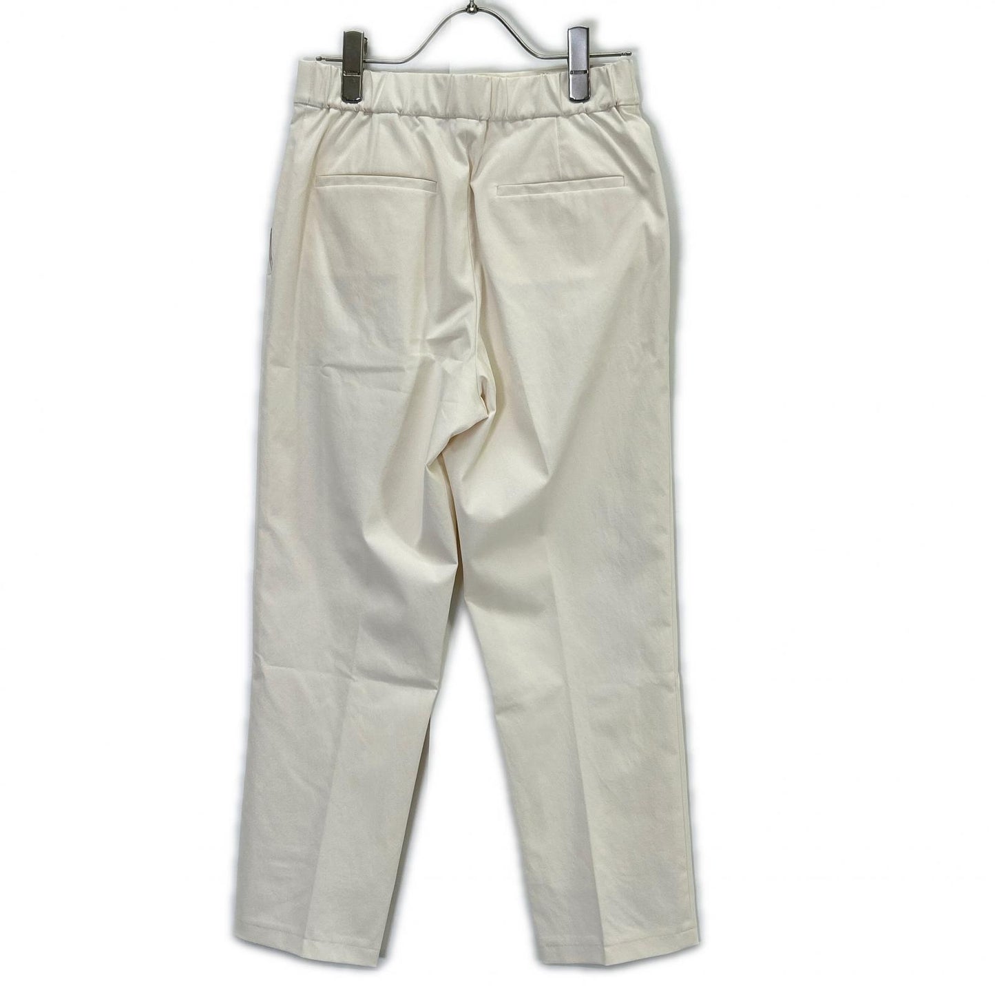 BLUE LABEL CRESTBRIDGE ブルーレーベルクレストブリッジ 25年製 ホワイト マルチヴィンテージツイルテーパードパンツ ボトムス