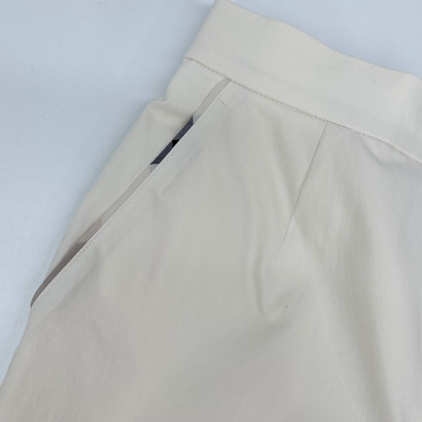 BLUE LABEL CRESTBRIDGE ブルーレーベルクレストブリッジ 25年製 ホワイト マルチヴィンテージツイルテーパードパンツ ボトムス