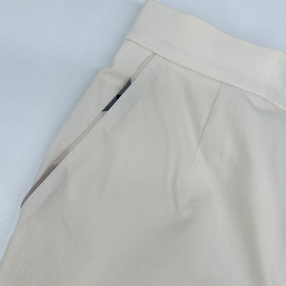 BLUE LABEL CRESTBRIDGE ブルーレーベルクレストブリッジ 25年製 ホワイト マルチヴィンテージツイルテーパードパンツ ボトムス