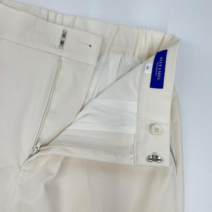 BLUE LABEL CRESTBRIDGE ブルーレーベルクレストブリッジ 25年製 ホワイト マルチヴィンテージツイルテーパードパンツ ボトムス
