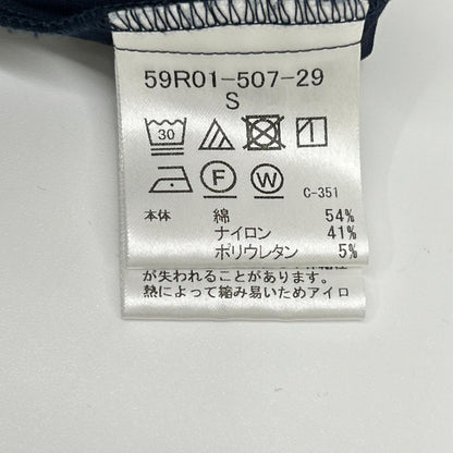 CB CRESTBRIDGE シービークレストブリッジ 24年製 ネイビー リボンベルト付きスタンダードパンツ ボトムス