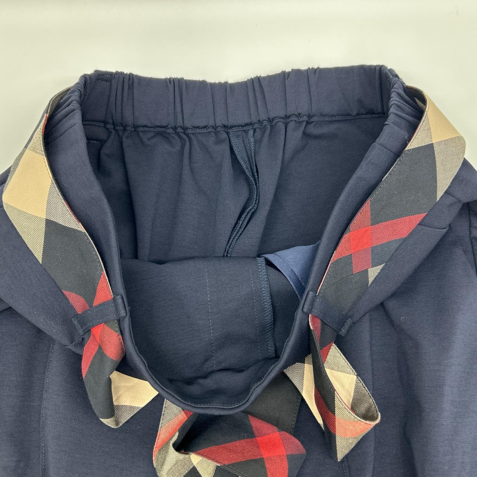 CB CRESTBRIDGE シービークレストブリッジ 24年製 ネイビー リボンベルト付きスタンダードパンツ ボトムス