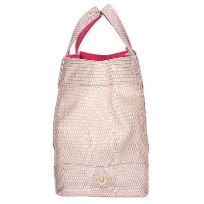 A.D.M.J. Accessoires De Mademoiselle ADMJ 型押しレザー ハンドバッグ