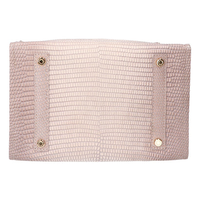 A.D.M.J. Accessoires De Mademoiselle ADMJ 型押しレザー ハンドバッグ