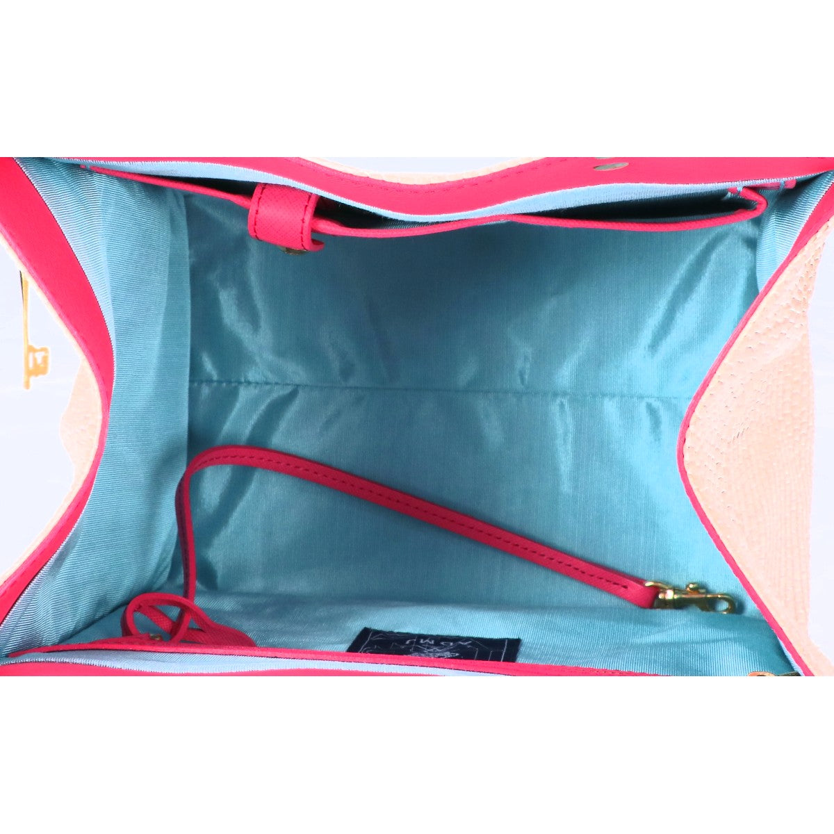 A.D.M.J. Accessoires De Mademoiselle ADMJ 型押しレザー ハンドバッグ