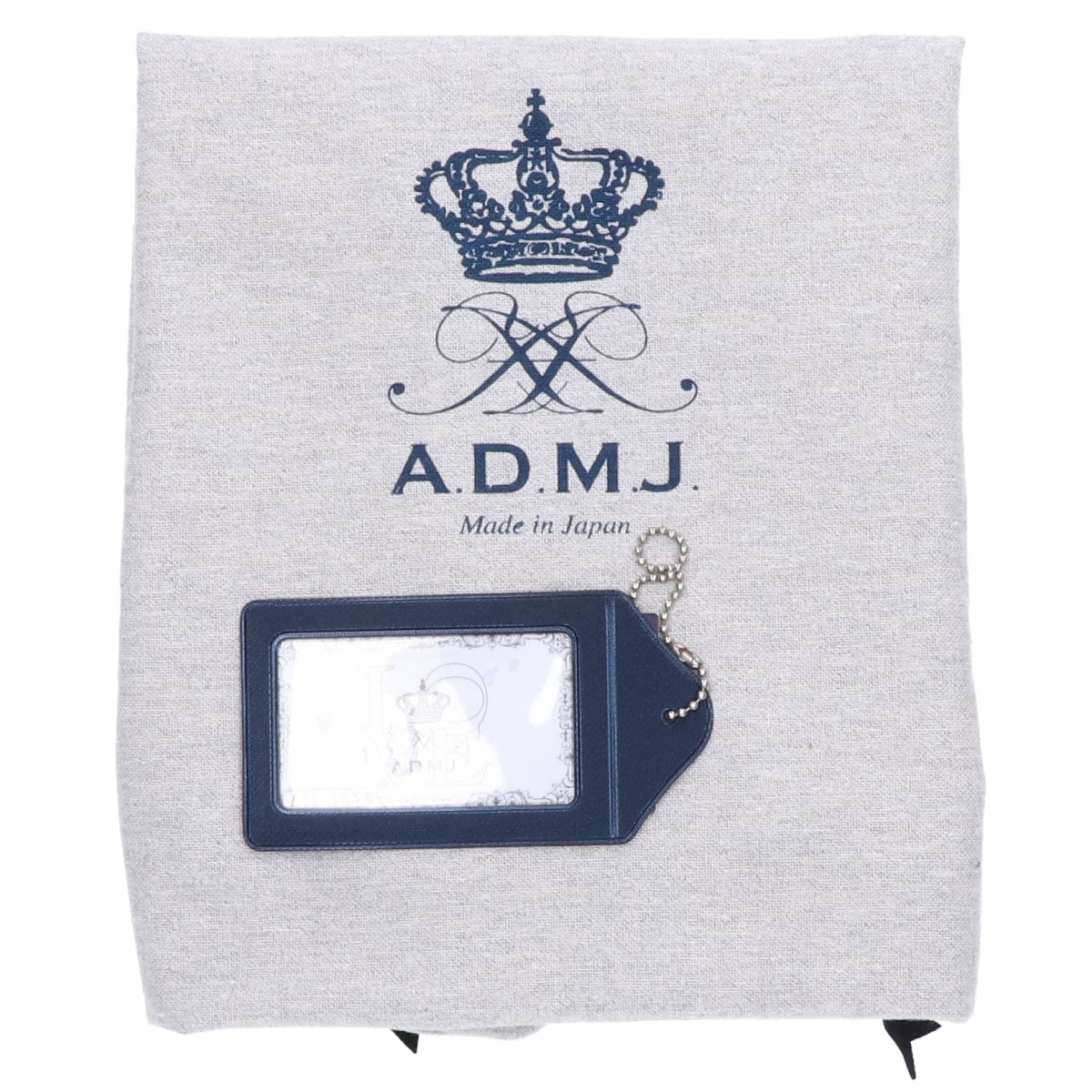 A.D.M.J. Accessoires De Mademoiselle ADMJ 型押しレザー ハンドバッグ