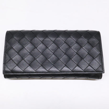 BOTTEGA VENETA ボッテガヴェネタ 666935 イントレチャート フラップ ロングウォレット 長財布（小銭入れあり）