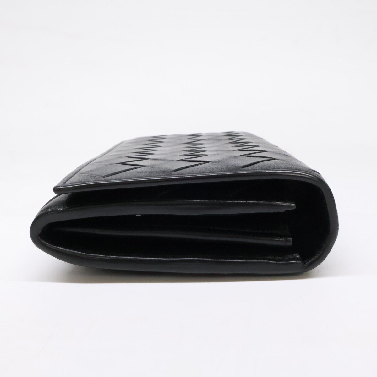 BOTTEGA VENETA ボッテガヴェネタ 666935 イントレチャート フラップ ロングウォレット 長財布（小銭入れあり）