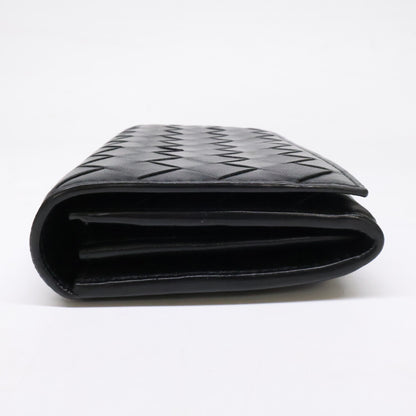 BOTTEGA VENETA ボッテガヴェネタ 666935 イントレチャート フラップ ロングウォレット 長財布（小銭入れあり）