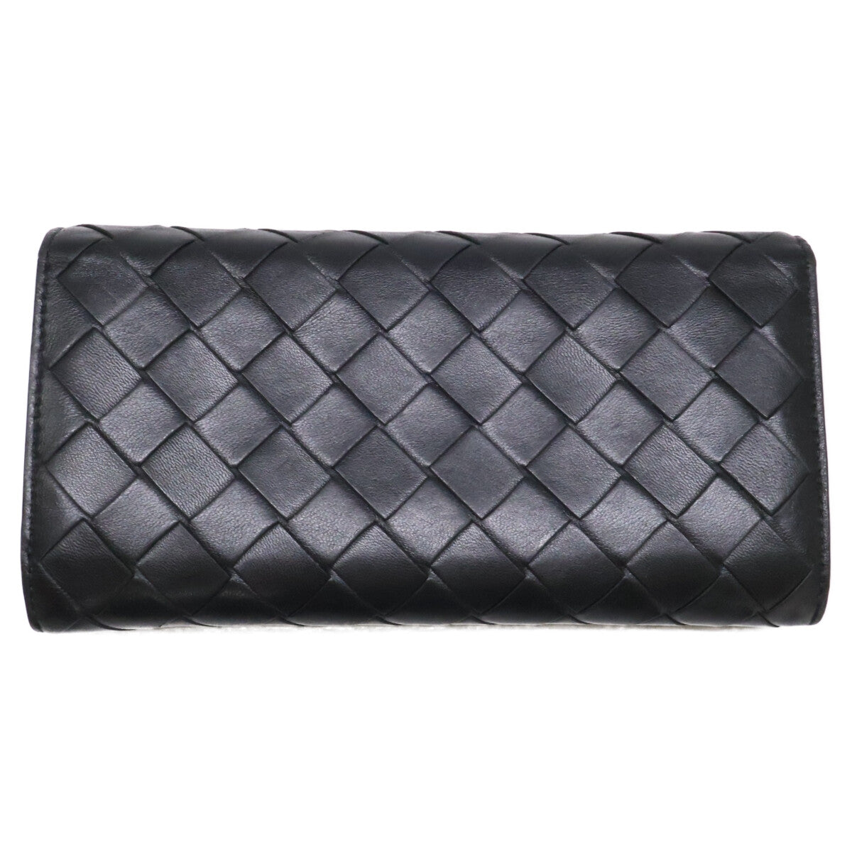 BOTTEGA VENETA ボッテガヴェネタ 666935 イントレチャート フラップ ロングウォレット 長財布（小銭入れあり）