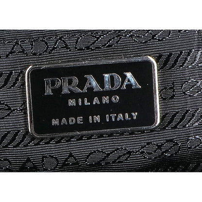 PRADA プラダ B8516 FELTRO+VITELL トライアングルプレート フェルト ハンドバッグ