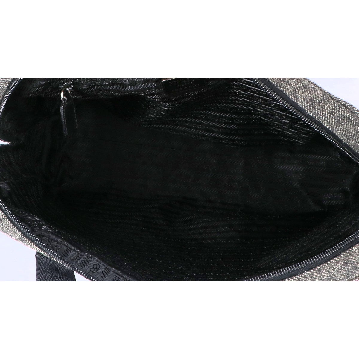 PRADA プラダ B8516 FELTRO+VITELL トライアングルプレート フェルト ハンドバッグ