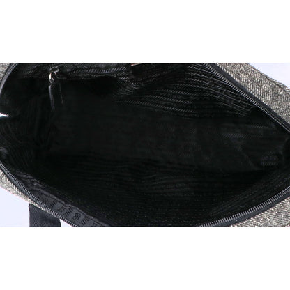 PRADA プラダ B8516 FELTRO+VITELL トライアングルプレート フェルト ハンドバッグ
