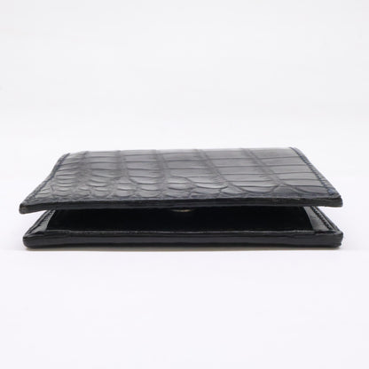 MANSOU 万双 m00000208 クロコダイル ミニ財布(小銭入付) 二つ折り財布（小銭入れあり）