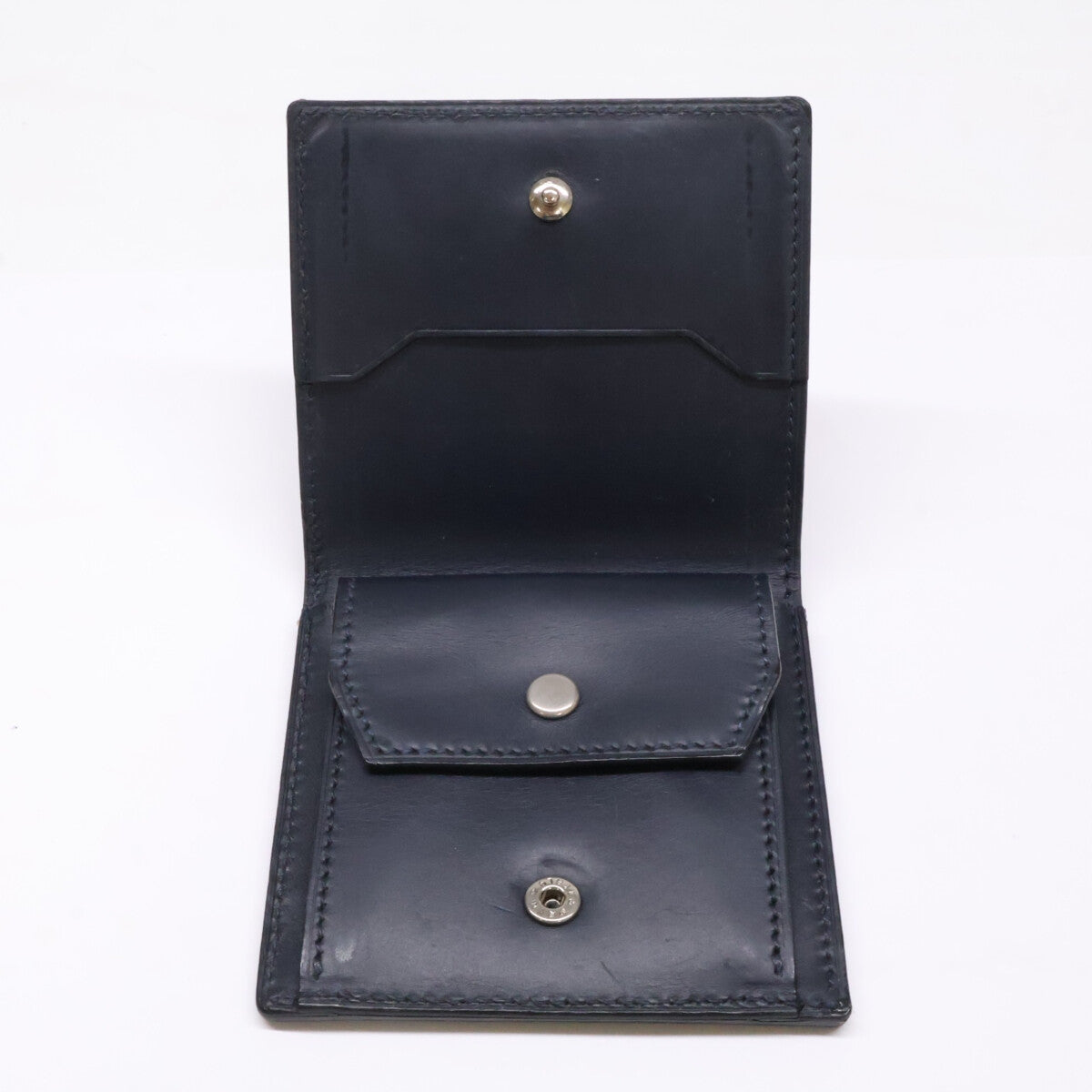 MANSOU 万双 m00000208 クロコダイル ミニ財布(小銭入付) 二つ折り財布（小銭入れあり）