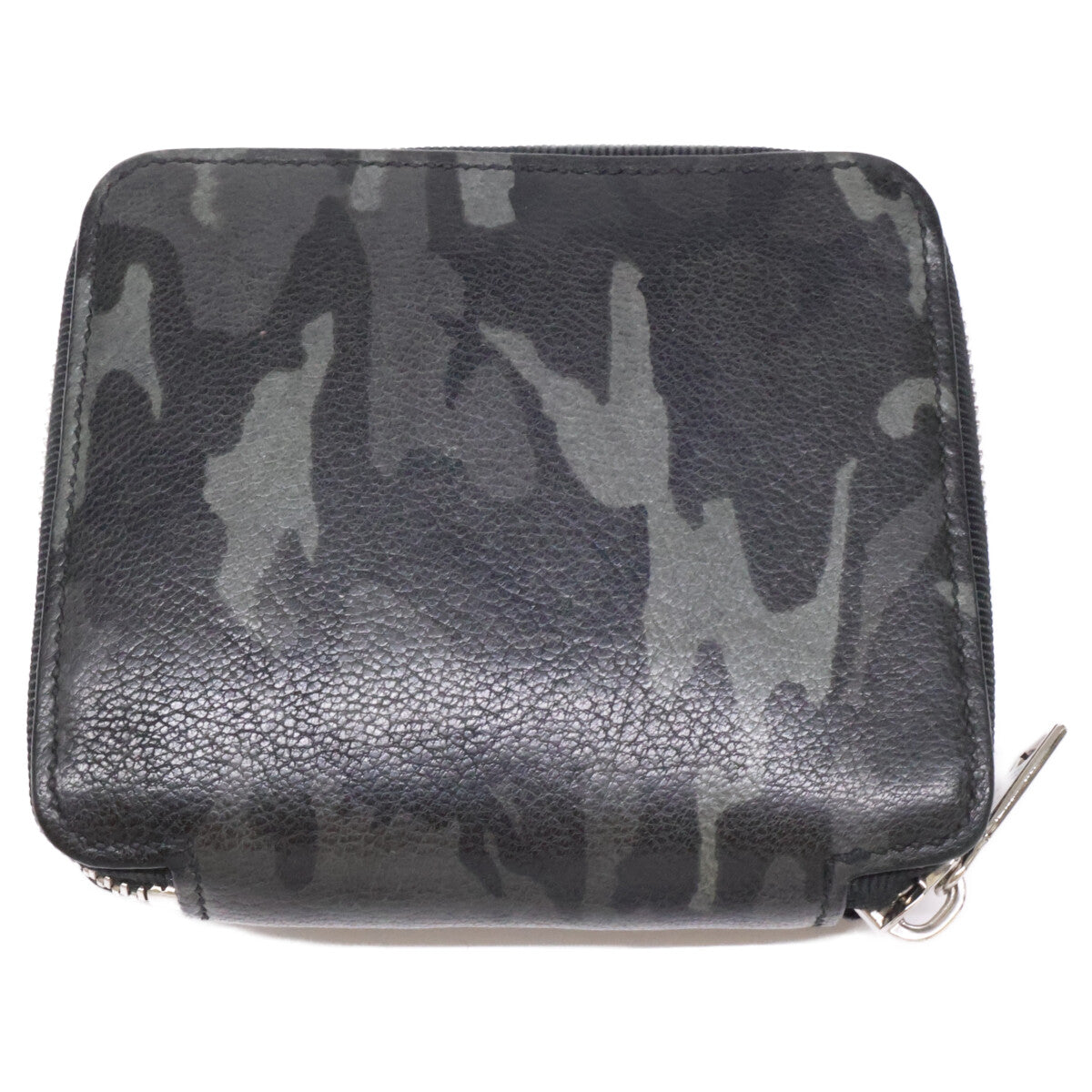 MAiSON TAKUYA メゾンタクヤ 【美品】カモフラージュ柄 ラウンドファスナー コンパクトウォレット 二つ折り財布（小銭入れあり）