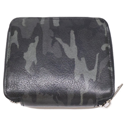 MAiSON TAKUYA メゾンタクヤ 【美品】カモフラージュ柄 ラウンドファスナー コンパクトウォレット 二つ折り財布（小銭入れあり）
