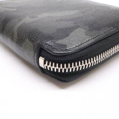 MAiSON TAKUYA メゾンタクヤ 【美品】カモフラージュ柄 ラウンドファスナー コンパクトウォレット 二つ折り財布（小銭入れあり）