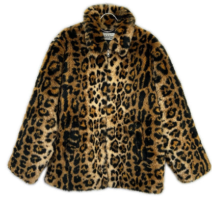 WACKO MARIA ワコマリア ベージュ アニマル LEOPARD FUR ZIP JACKET/レオパードファー ジップジャケット ジャケット