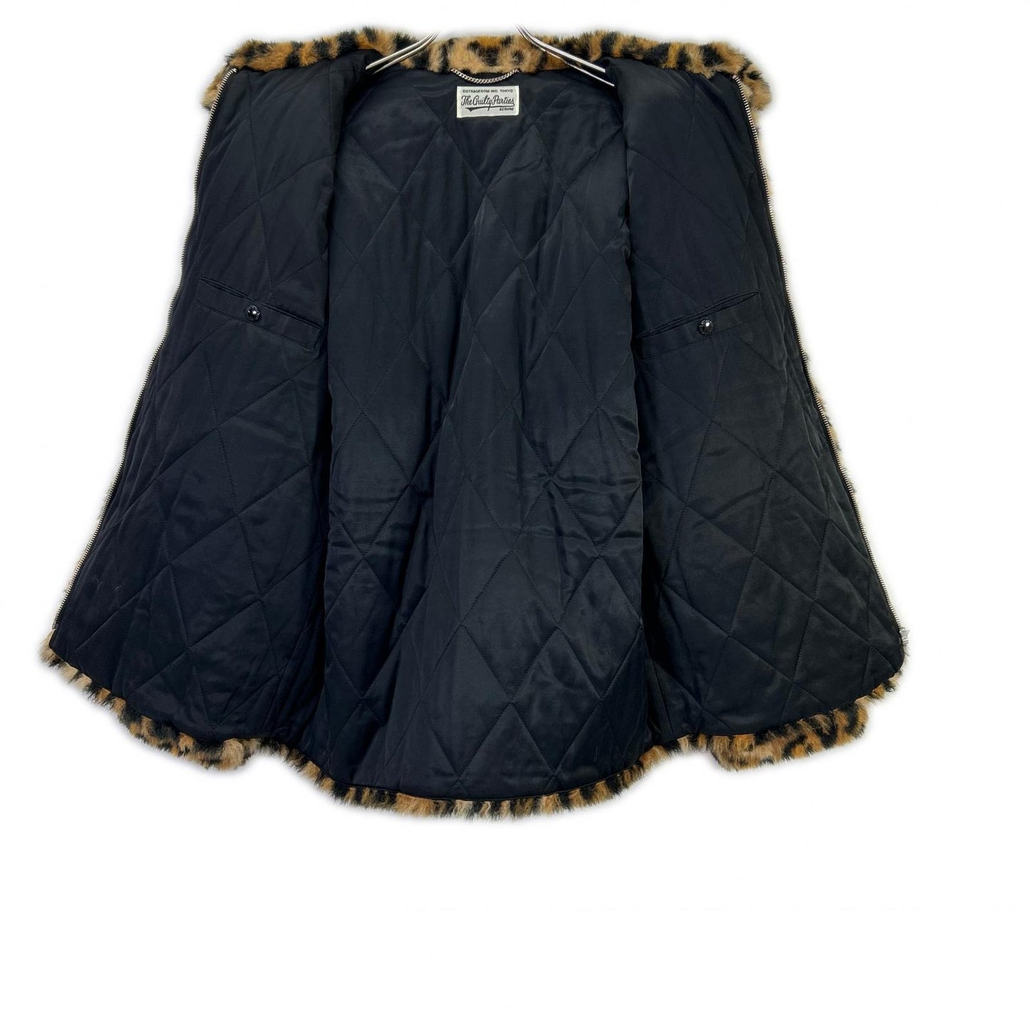 WACKO MARIA ワコマリア ベージュ アニマル LEOPARD FUR ZIP JACKET/レオパードファー ジップジャケット ジャケット