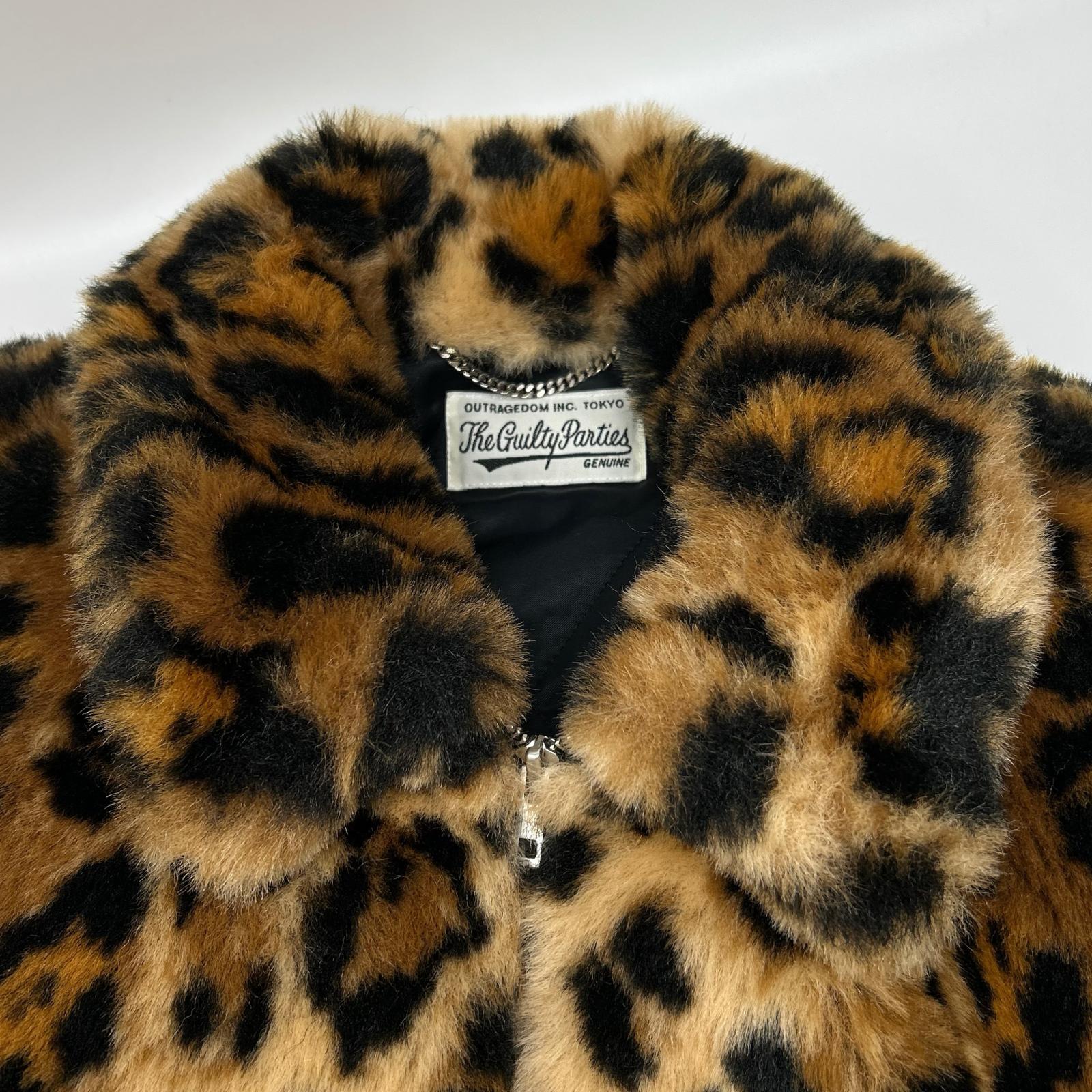 WACKO MARIA ワコマリア ベージュ アニマル LEOPARD FUR ZIP JACKET/レオパードファー ジップジャケット ジャケット