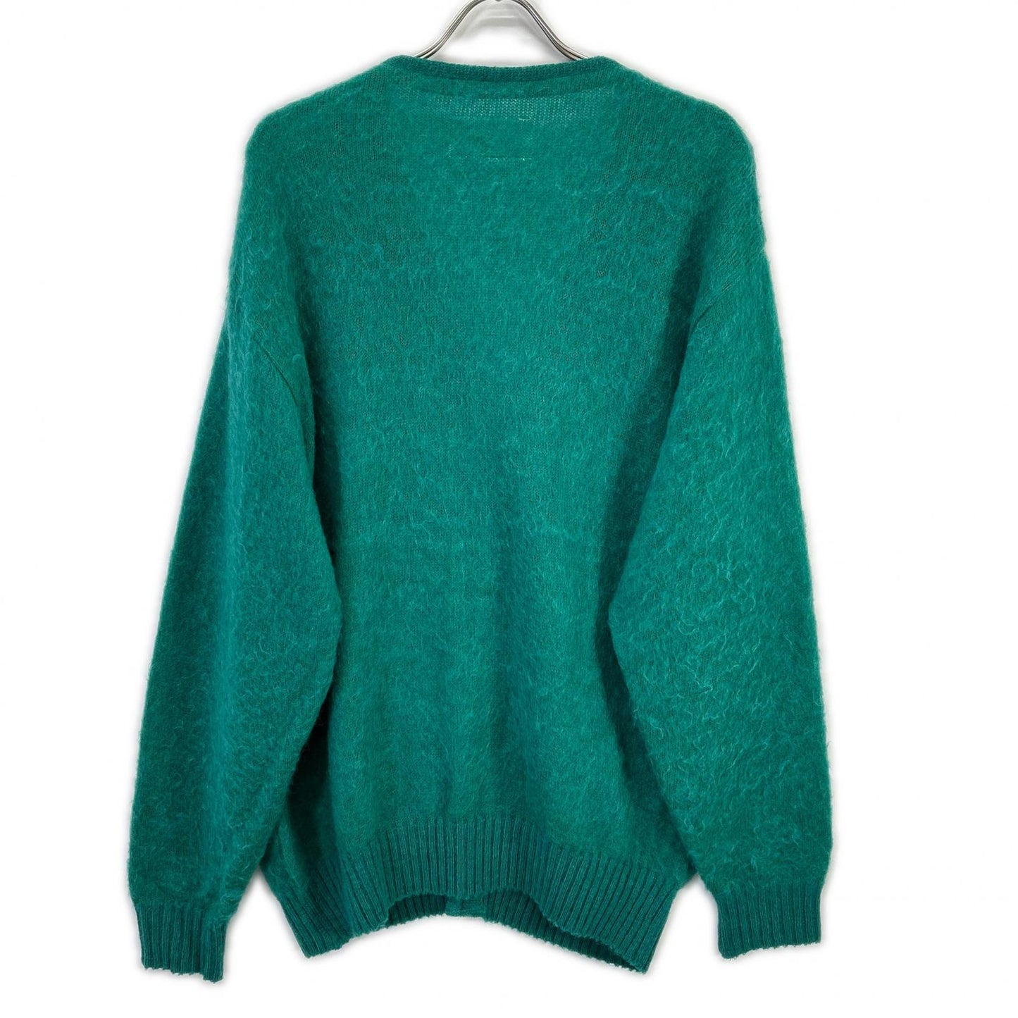 WACKO MARIA ワコマリア グリーン ウール混 MOHAIR KNIT CARDIGAN/モヘアニットカーディガン トップス