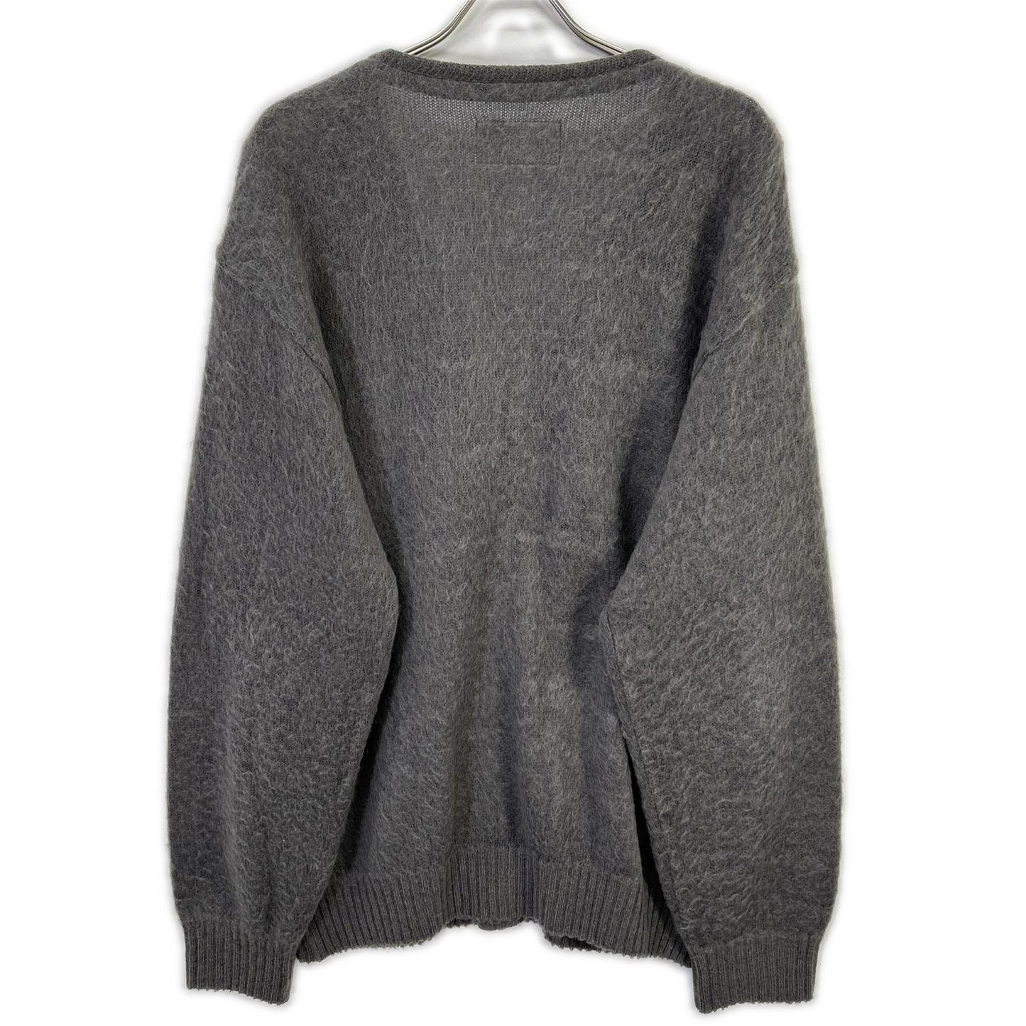 WACKO MARIA ワコマリア グレー ウール混 MOHAIR KNIT CARDIGAN/モヘアニットカーディガン トップス