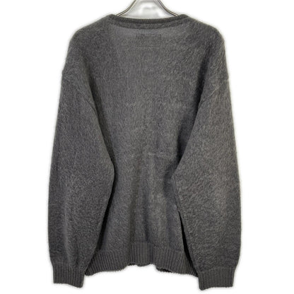 WACKO MARIA ワコマリア グレー ウール混 MOHAIR KNIT CARDIGAN/モヘアニットカーディガン トップス