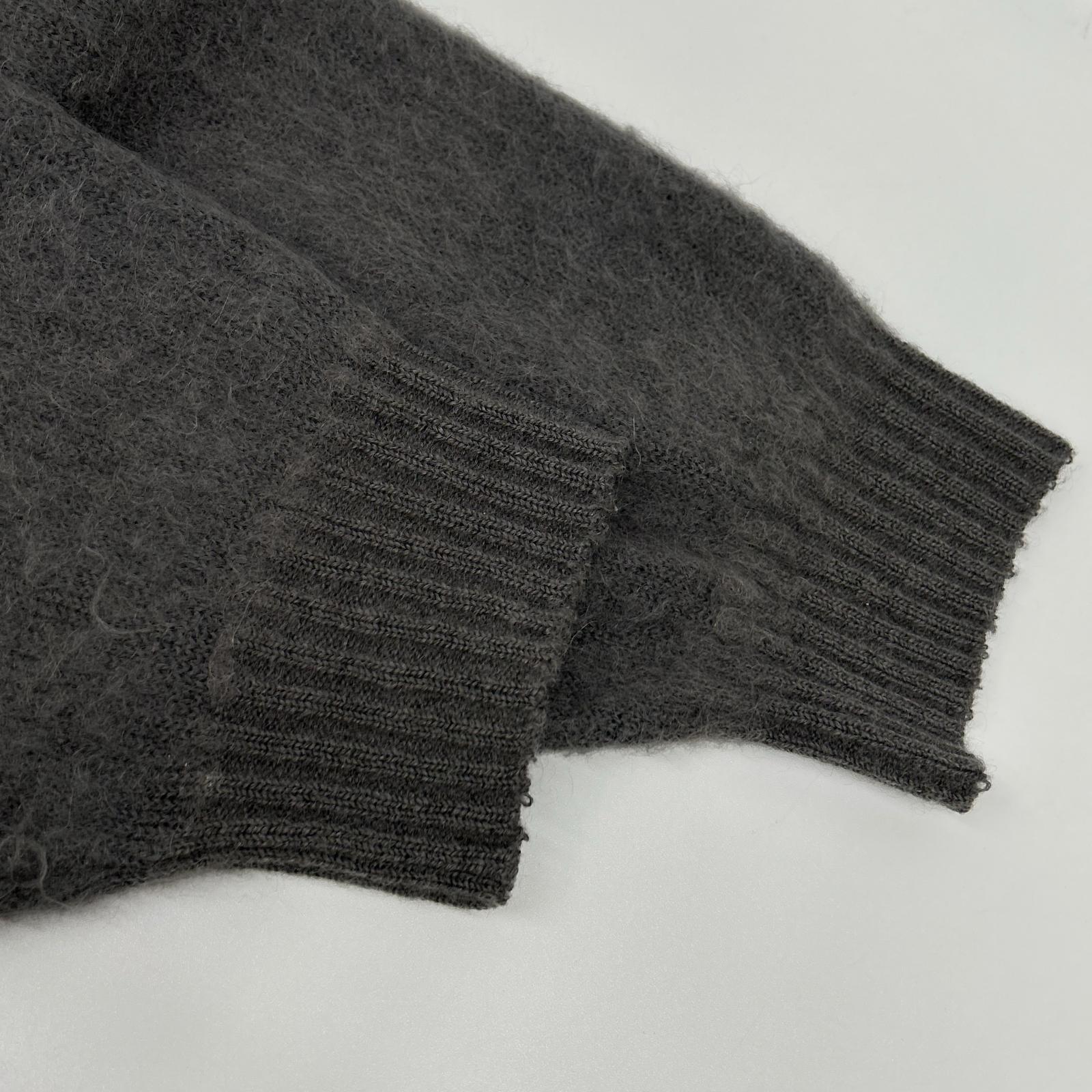 WACKO MARIA ワコマリア グレー ウール混 MOHAIR KNIT CARDIGAN/モヘアニットカーディガン トップス