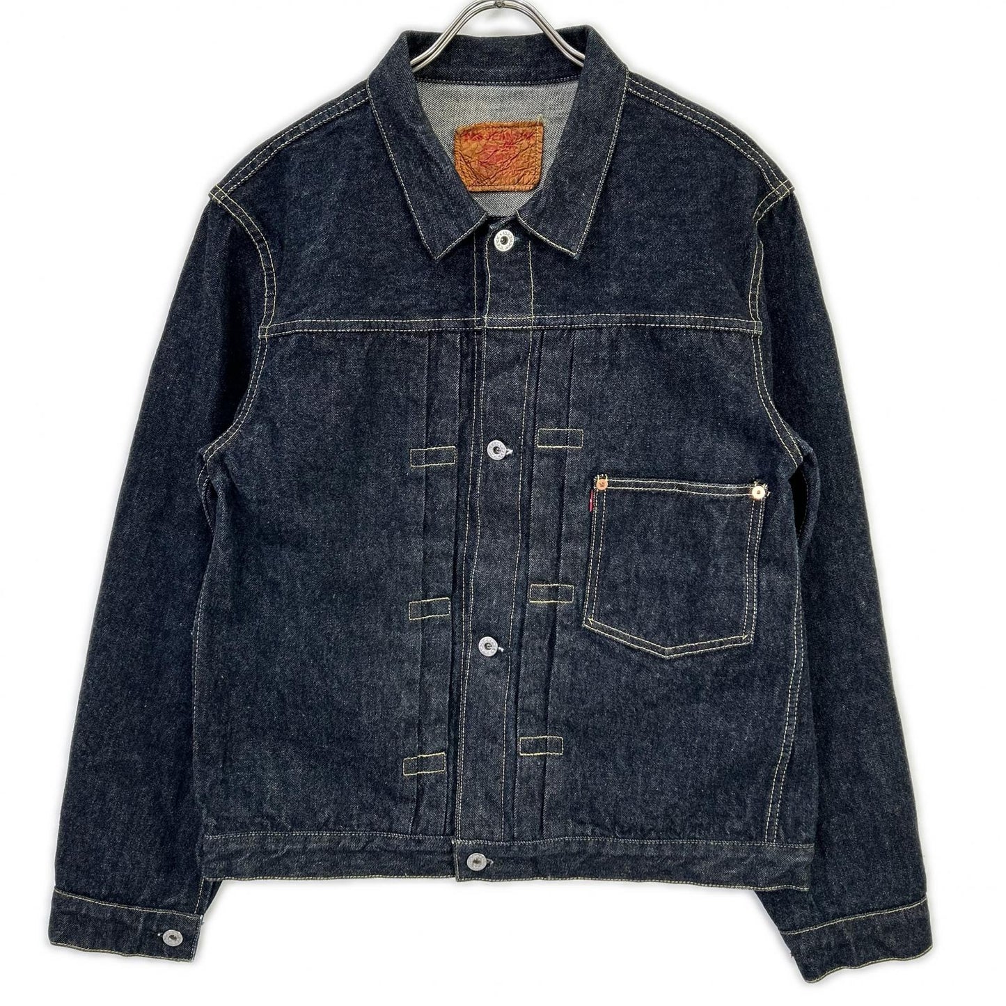 TCB JEANS&CO. ティーシービージーンズ New S40's Jacket WWⅡ大戦モデル インディゴ コットン シンチバック 月桂樹ボタン Tバック 14oz デニムジャケット ジャケット