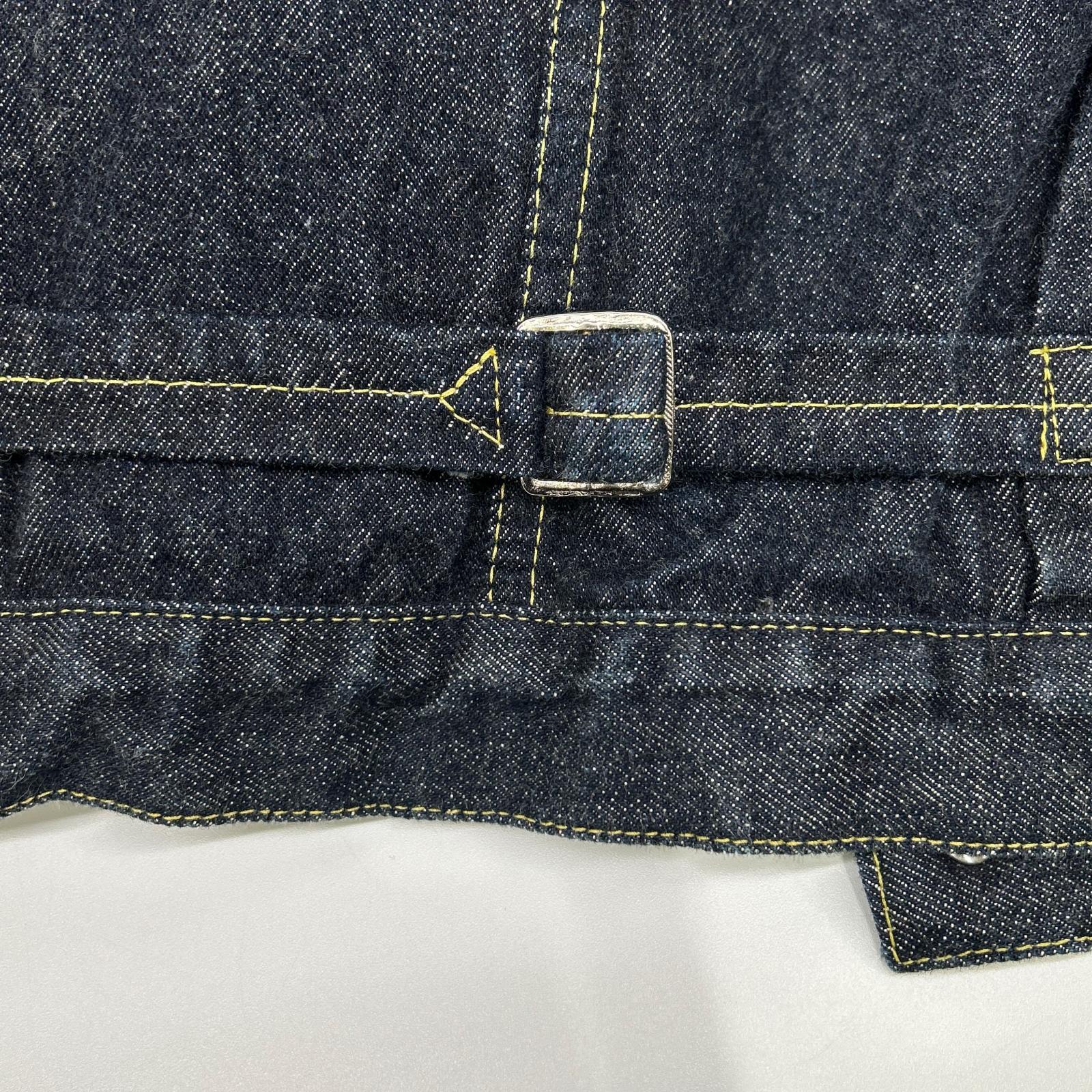 TCB JEANS&CO. ティーシービージーンズ New S40's Jacket WWⅡ大戦モデル インディゴ コットン シンチバック 月桂樹ボタン Tバック 14oz デニムジャケット ジャケット